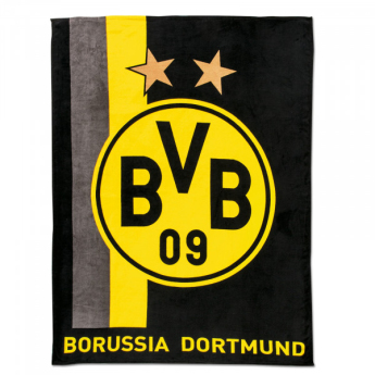 Borussia Dortmund fleecová deka Stripe