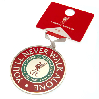 FC Liverpool vánoční dekorace YNWA