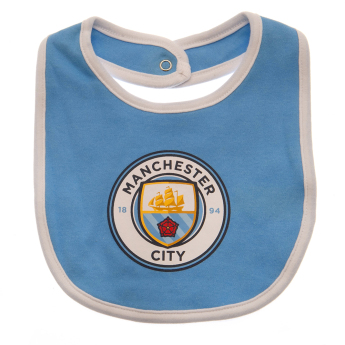 Manchester City dětský bryndák 2 Pack Bibs ES