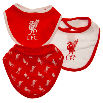 FC Liverpool dětský bryndák 3 Pack Bibs RC