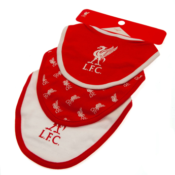 FC Liverpool dětský bryndák 3 Pack Bibs RC