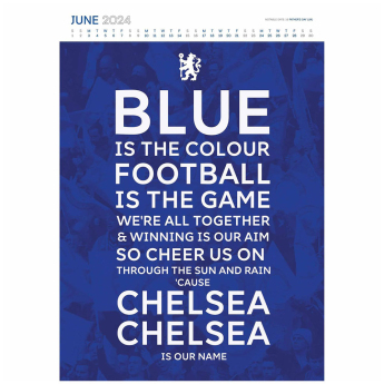 FC Chelsea kalendář Deluxe 2024
