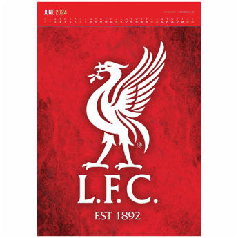 FC Liverpool kalendář Deluxe 2024