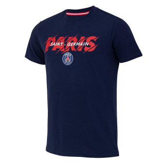 Paris Saint Germain dětské tričko Paris Slogan blue