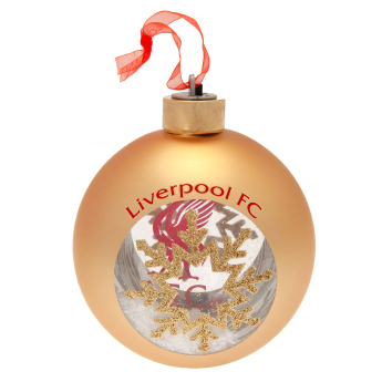 FC Liverpool vánoční dekorace Premium LED Bauble