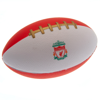 FC Liverpool mini míč na americký fotbal red and white