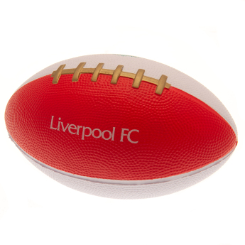 FC Liverpool mini míč na americký fotbal red and white