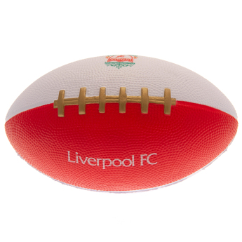 FC Liverpool mini míč na americký fotbal red and white