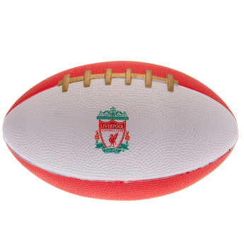 FC Liverpool mini míč na americký fotbal red and white