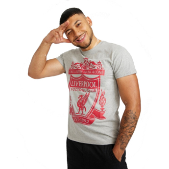 FC Liverpool pánské tričko Tee grey marl