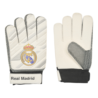 Real Madrid dětské brankářské rukavice white