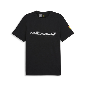 Ferrari pánské tričko Mexico GP black F1 Team 2023