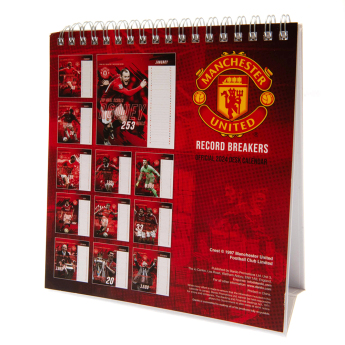 Manchester United stolní kalendář 2024
