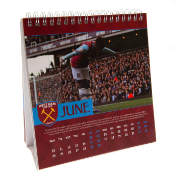 West Ham United stolní kalendář 2024