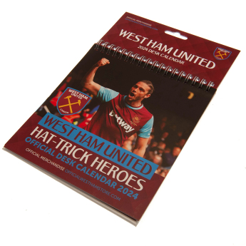 West Ham United stolní kalendář 2024