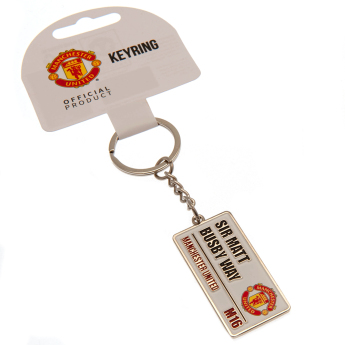 Manchester United přívěšek na klíče Embossed Street Sign