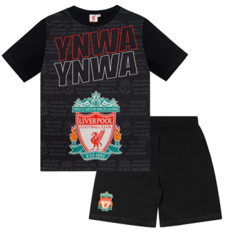 FC Liverpool dětské pyžamo Text black