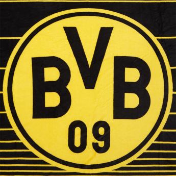 Borussia Dortmund fleecová deka Streifen