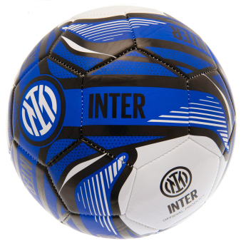 Inter Milan fotbalový míč logo and text size - 5