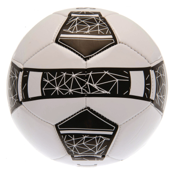Juventus Turín fotbalový míč crest on a black and white - size 5