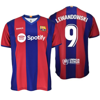 Robert Lewandowski dětský fotbalový dres replica 23/24 Home Lewandowski