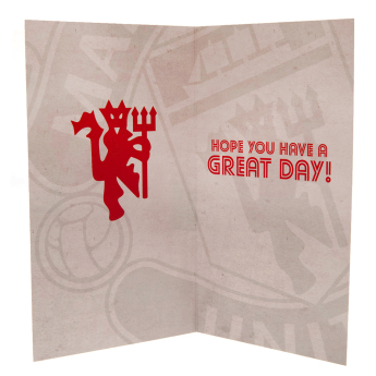 Manchester United narozeninové přání Retro - Hope you have a great day!