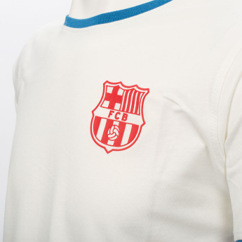 FC Barcelona dětské tričko Cotton Offwhite