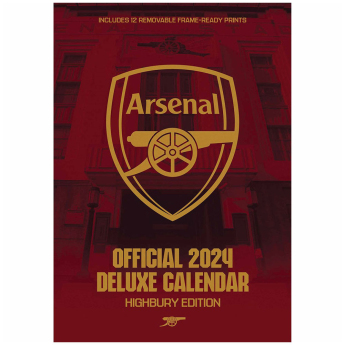 FC Arsenal kalendář Deluxe 2024