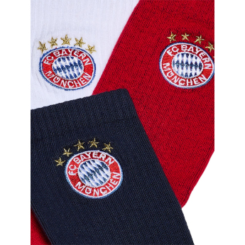 Bayern Mnichov ponožky 3 pack  multicolour