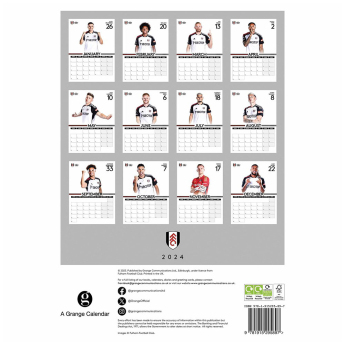 Fulham kalendář 2024