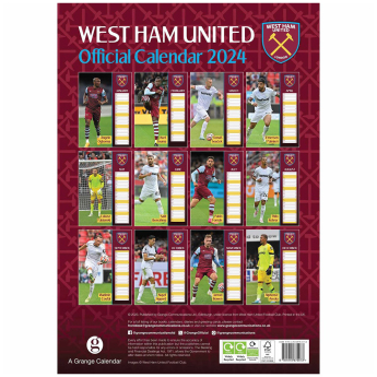 West Ham United kalendář 2024