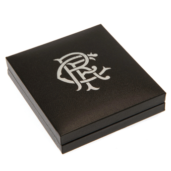 FC Rangers řetízek na krk s přívěškem Scroll Crest Stainless Steel Pendant & Chain