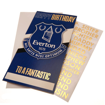 FC Everton narozeninové přání Have an amazing Birthday