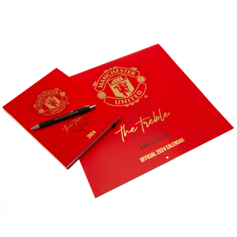 Manchester United dárkový box Calendar & Diary Musical Gift Box 2024