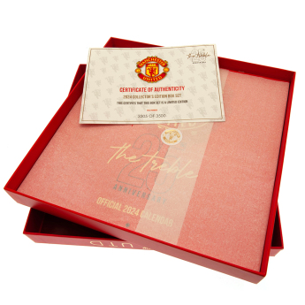 Manchester United dárkový box Calendar & Diary Musical Gift Box 2024