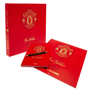 Manchester United dárkový box Calendar & Diary Musical Gift Box 2024