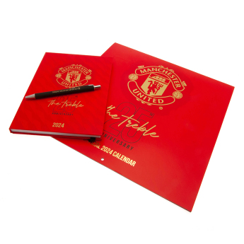 Manchester United dárkový box Calendar & Diary Musical Gift Box 2024