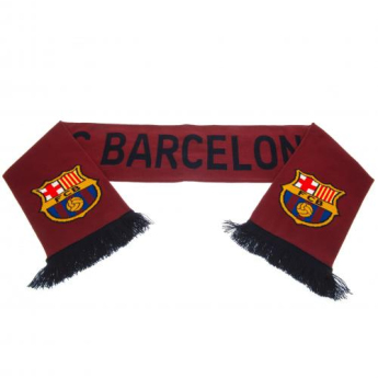 FC Barcelona zimní šála named burgundy