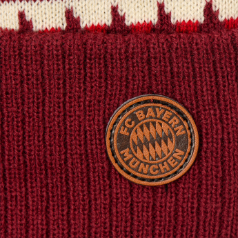 Bayern Mnichov dětská zimní čepice Winter red