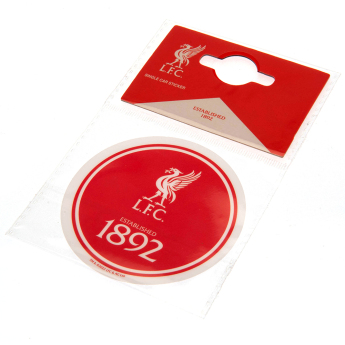 FC Liverpool samolepka Single Car Sticker EST