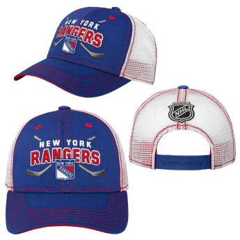 New York Rangers dětská čepice baseballová kšiltovka core lockup trucker snapback