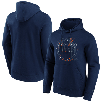 Edmonton Oilers pánská mikina s kapucí Etch Hoodie navy