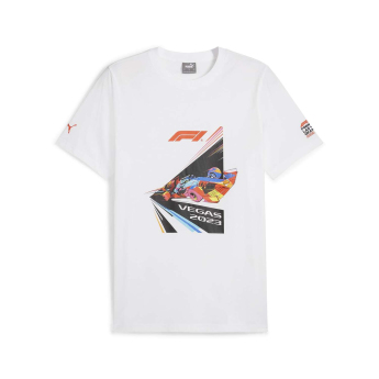 Formule 1 pánské tričko Vegas GP white 2023