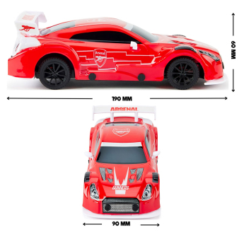 FC Arsenal auto na dálkové ovládání Radio Control Sportscar 1:24 Scale