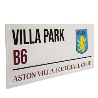 Aston Villa cedule na zeď Street Sign