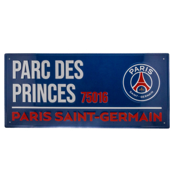 Paris Saint Germain cedule na zeď Street Sign NV