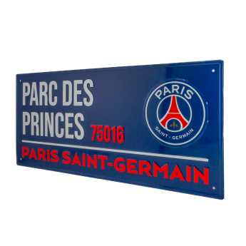 Paris Saint Germain cedule na zeď Street Sign NV