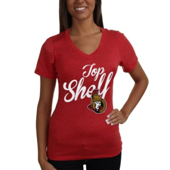 Ottawa Senators dámské tričko red Shelf Tri-Blend
