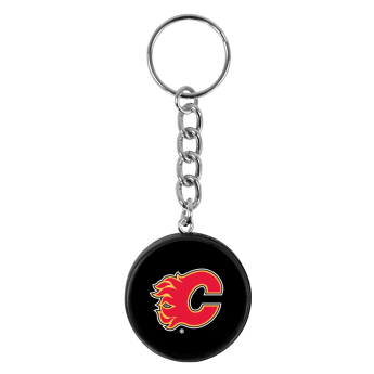 Calgary Flames přívěšek na klíče mini puck