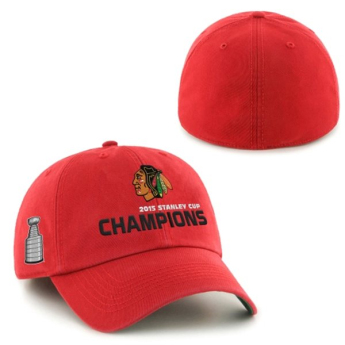 Chicago Blackhawks čepice baseballová kšiltovka 2015 Stanley Cup Champions Franchise RED